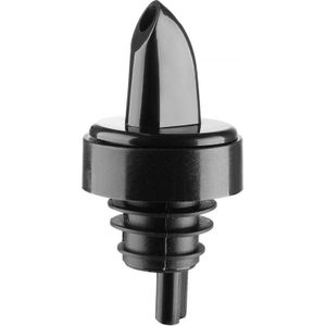 BarUp Schenktuit voor Drank - Zwart - Professionele Maatschenker voor Flessen ( Set van 6 )