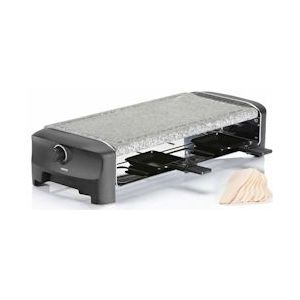 Princess Gourmetstel 162830 - Steengrill & Raclette Party – 8 personen - 42 x 21 cm - 1300 Watt - 2 meter snoer - Regelbare thermostaat