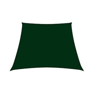vidaXL Zonnezeil trapezium 2/4x3 m oxford stof donkergroen - groen 135516