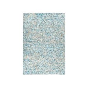 Lalee.Avenue Vloerkleed Finish 100 Turquoise / Goud 80cm x 150cm - 8FNBS-80-150-E