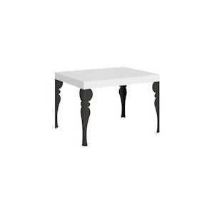 Itamoby Uitschuifbare tafel 70x110/194 cm Paxon Antraciet Witte Asstructuur - 8050598200247