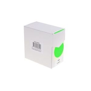Rillprint Etiket ø50 mm 500 labels fluorgroen, 10 rollen - groen Papier 10324