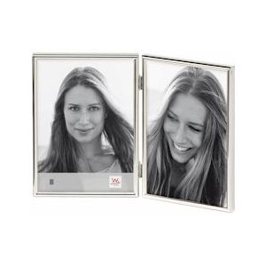 walther + design Chloe Portretlijst, zilver, 2x 9x13 cm - zilver Metaal WD219S
