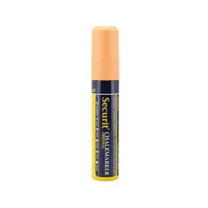 Securit® Originele krijtstift met blokpunt in oranje | Set van 6 stuks - oranje Multi-materiaal SMA720-OR