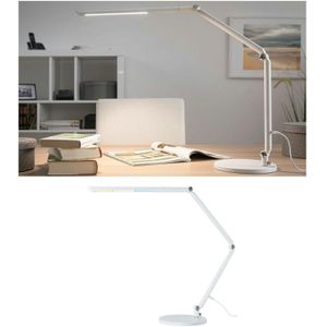 Paulmann LED-bureaulamp 3-Step-Dim FlexBar  White Switch 700lm 9,5W Wit 78911 - wit Aluminium 78911