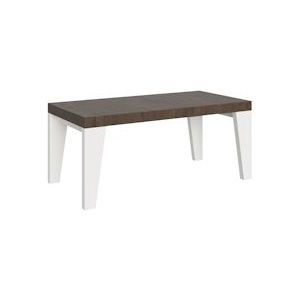 Itamoby Uitschuifbare tafel 90x180/284 cm Naxy Mix Walnoot blad, witte essen poten - 8050598046203