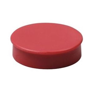 Nobo magneten diameter van 30 mm, rood, blister van 4 stuks - 5028252139984