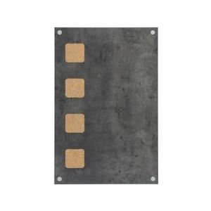 Securit® Klein Woonwandkrijtbord Met Kurk In Grijs  58x31x1,3 cm|2,1 kg - grijs LW-GY-58