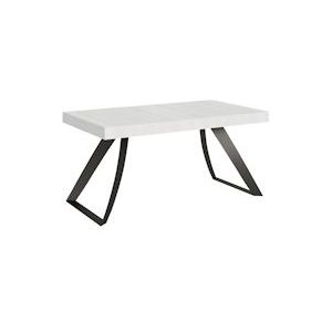 Itamoby Uitschuifbare tafel 90x160/420 cm Proxy Antraciet Wit Asstructuur - VE160TAPRX420-BF-AN