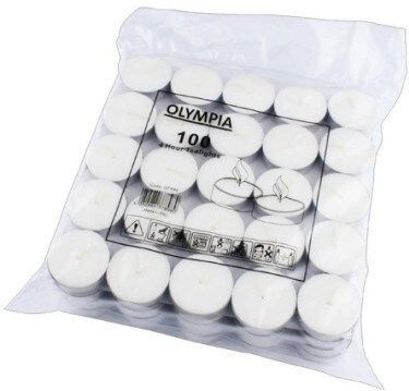 Kaars - Geurvrij - Wit - Paraffine