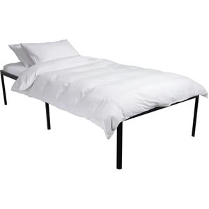 CLP Metalen bed Hamlin 200x90x41 cm zwart - 324224