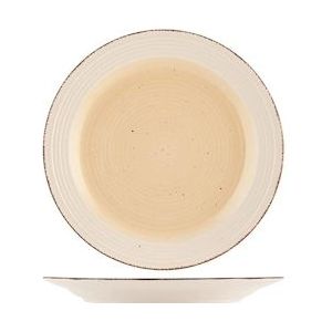 Home set van 6 platte borden Tierra, beige stoare, 27 cm - beige Keramiek 7625901
