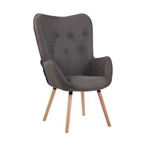 CLP Lounger Ashford Stof donkergrijs - 312561