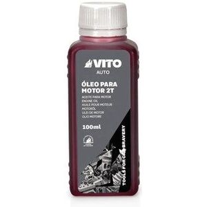 2-takt motorolie 1L semi-synthetisch smeermiddel kettingzaag, bosmaaier, heggenschaar, scooter VITO - wit 5604612177256