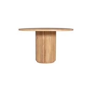 SIT Möbel Tom Tailor Tafel 120 x 120 cm | T-Ribbed Tafel Rond | Mangohout | naturel | B 120 x D 120 x H 73 cm | 12824-01 | Serie TOM TAILOR - bruin Hout 12824-01