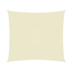 vidaXL Zonnescherm rechthoekig 3,5x4,5 m oxford stof crèmekleurig - beige 135214