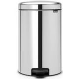 Brabantia NewIcon Prullenbak - 20 liter - Brilliant Steel