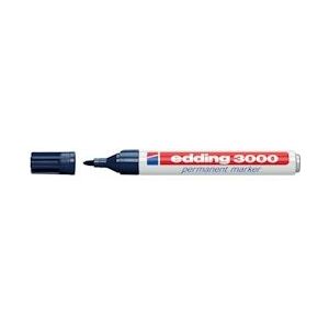 Edding permanent marker 3000 staalblauw - 4004764008124