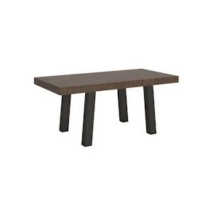 Itamoby Brug uitschuifbare tafel 90x180/284 cm met antraciet notenhouten structuur - 8050598005538