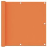 vidaXL Balkonscherm 90x600 cm oxford stof oranje - oranje 135051