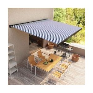 vidaXL-Luifel-gemotoriseerd-400x300-cm-blauw-en-wit