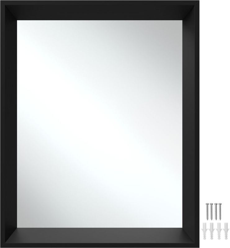 Tectake - Elina - Wandspiegel - Kunststof - 40,6 x 50,8 cm