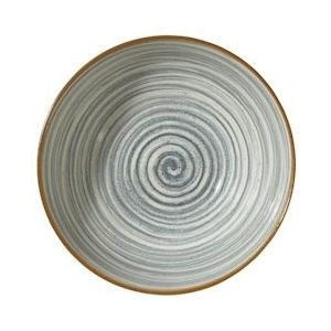 METRO Professional Kom Madleen, aardewerk, Ø 16 cm, grijs, 6 stuks - grijs Steengoed 483629