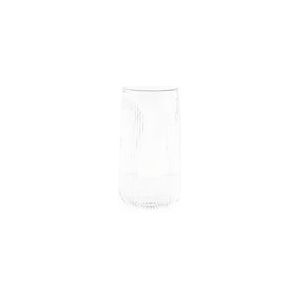 Mulex 2-delige glazenset stripe riffle longdrinkglas, glas, hittebestendig 500ml - transparant Glas MX-151440-1x