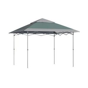 Outsunny Canopy Gazebo Pop-up Tent Gazebo Tas Op Wielen Oxford Stof 12x12 Ft Groen - 8700000292512