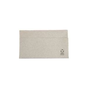 greenbox - Papieren servetten ongebleekt, 33 x 33 cm, 1 laag, 1/8 vouw, 100 St. - DSE028061