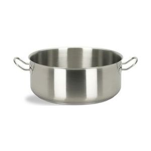 METRO Professional Braadpan, roestvrij staal, Ø 40 cm, 19.2 L, hoogte: 16 cm, inductie, ovenbestendig - Roestvrij staal 18/10 4337147826023