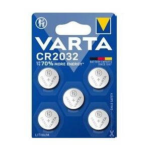 Varta knoopcel Lithium CR2032, blister van 5 stuks - 7713