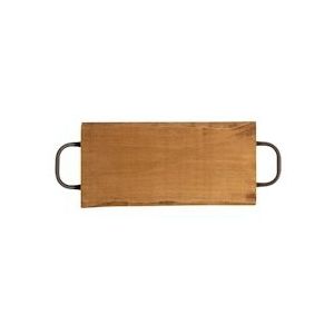 T&G Woodware Serveerbord Voedingsbord Sharing Platter rustiek hevea bruin 400 x 200 x 25 mm - bruin 28022
