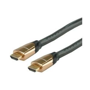 ROLINE PREMIUM HDMI Ultra HD Kabel met Ethernet, M/M, zwart, 9 m - zwart 11.04.5806