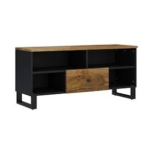 VidaXL TV-meubel 100x33x46 cm - Massief Mangohout en Bewerkt Hout