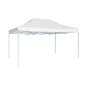 VidaXL Inklapbare Partytent 3x4m Staal Wit