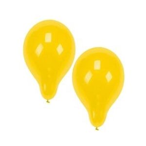 PAPSTAR, Ballonnen Ø 25 cm geel - geel Latex 4002911289860