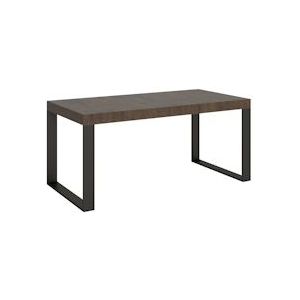 Itamoby Uitschuifbare tafel 90x180/284 cm Antraciet Tecno Walnoot structuur - 8050598002469