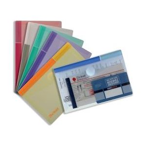 Tarifold documentenmap Collection Color voor ft A6 (165 x 109 mm), pak van 6 stuks - meerkleurig 3377995102895