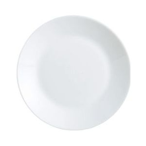 aro Bord plat, opaal, Ø 18 cm, wit, 12 stuks - wit Opaalglas 468991
