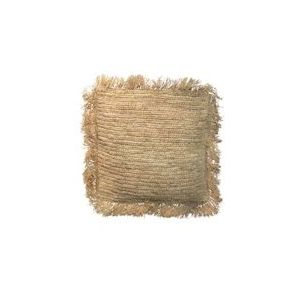 Bazar Bizar - Kussenhoes -  Raffia - Naturel - 40x40 - beige Natuurlijk materiaal BA034N-M-40x40