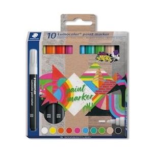 Staedtler Lumocolor paintmarker, set van 10 - 4007817087732