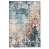 Lalee.Avenue Vloerkleed Indiana 300 Blauw / Bruin 80cm x 150cm - CWUA7-80-150-E