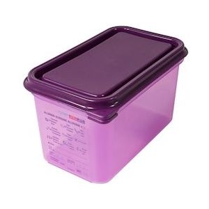 Araven GN container, allergeen - paars Polypropyleen, kunststof 5544/150