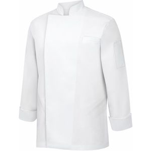 METRO PROFESSIONAL Heren koksjas, lange mouwen, maat XL, wit - XL wit Multi-materiaal 7159-23