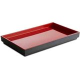 APS - Asia Plus - Dienblad - Rood/Zwart - Melamine, 32,5 x 26,5 x 3 cm