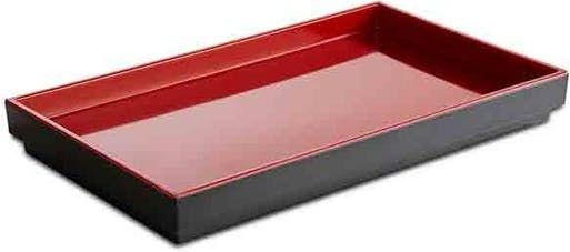 APS - Asia Plus - Dienblad - Rood/Zwart - Melamine, 32,5 x 26,5 x 3 cm