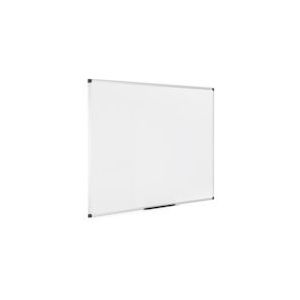 Bi-Office Maya Licht Gelakt Staal Whiteboard Met Subtiele Aluminium Omlijsting En Pennenbakje, 120x90 cm - wit Staal MA0507170