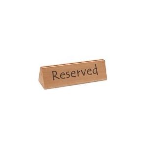 Hendi Tafelstandaard reserved hout 152x44x44 mm - 664308