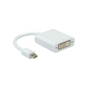 ROLINE Mini DisplayPort-DVI Adapter, Mini DP M - DVI F - wit 12.03.3128